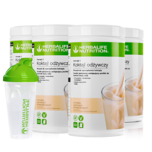 4x Koktajl Herbalife Odżywczy Formuła1 -780g waniliowo-śmietankowy