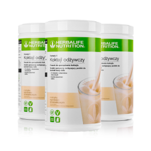 3x Koktajl  Odżywczy Herbalife 780g waniliowo-śmietankowy 
