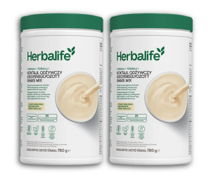 2x Koktajl Odżywczy Herbalife 780g waniliowo-śmietankowy