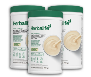 3x Koktajl  Odżywczy Herbalife 780g waniliowo-śmietankowy 
