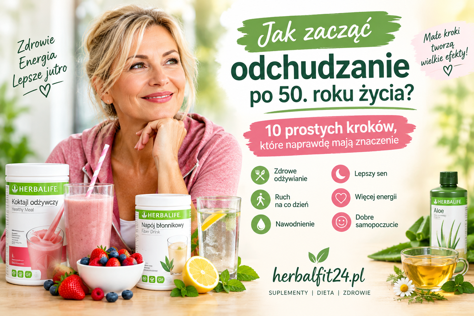 Jak schudnąć po 50 roku życia z Herbalife