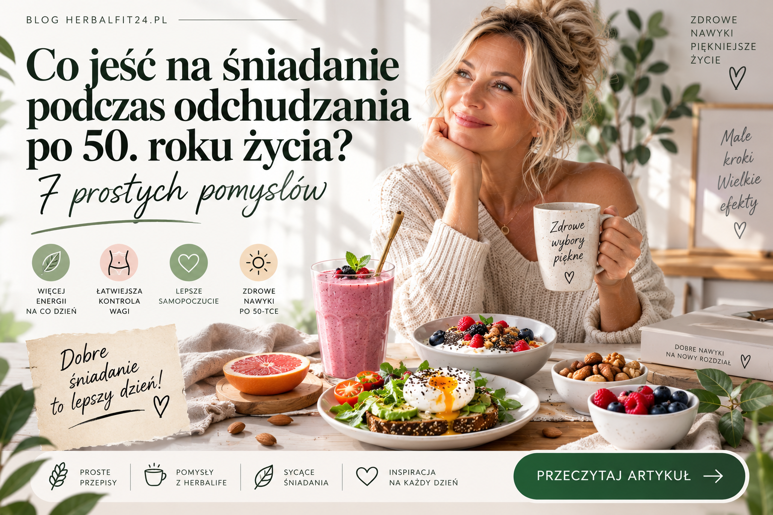 Co jeść na śniadanie podczas odchudzania po 50. roku życia?