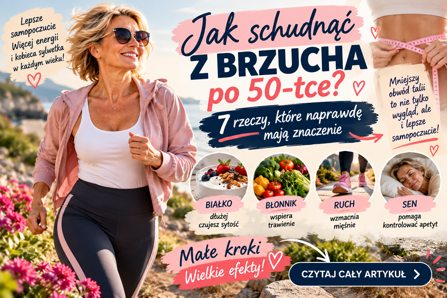 Odchudzanie brzucha po 50. roku życia – co naprawdę ma znaczenie?